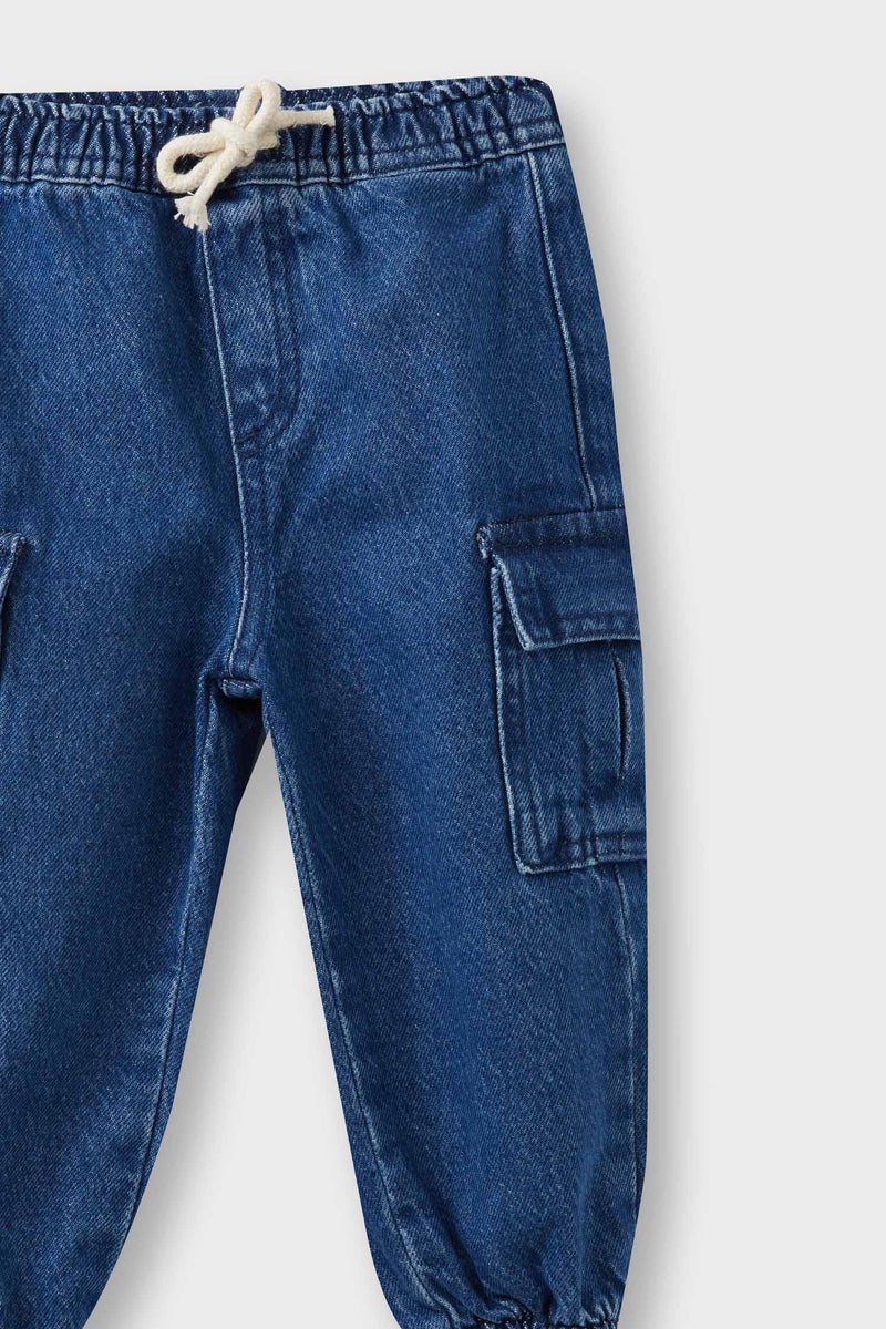 DeFacto Blue BabyBoy Boy Jogger Fit Jeans Casual - Image 3